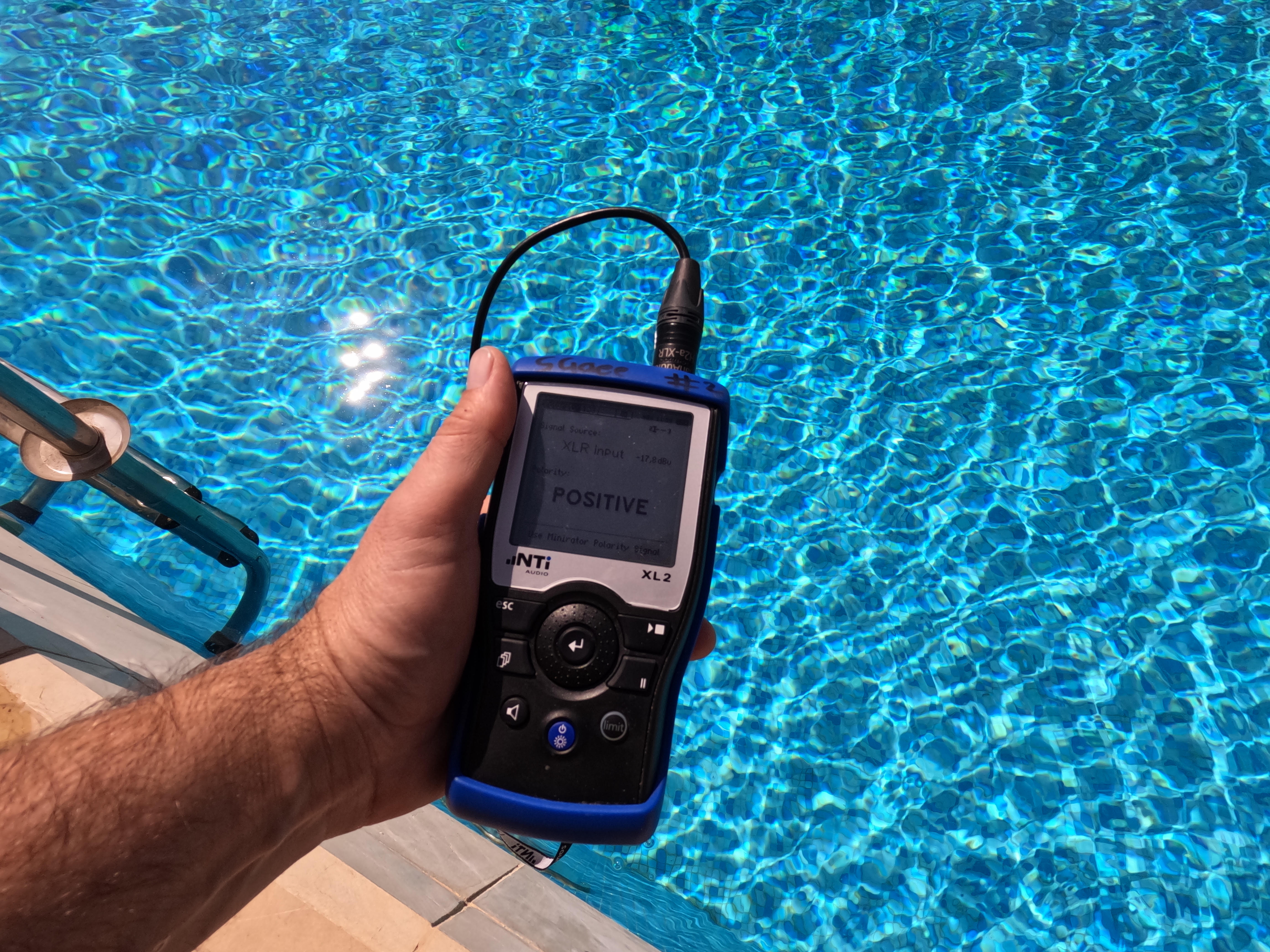 Onderwatergeluid meting